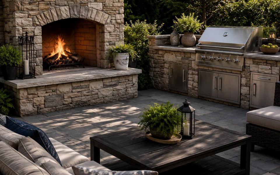 FIREPLACES, BBQ & OUTDOOR AREAS
